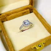 Zircon Ring-57 (Silver)